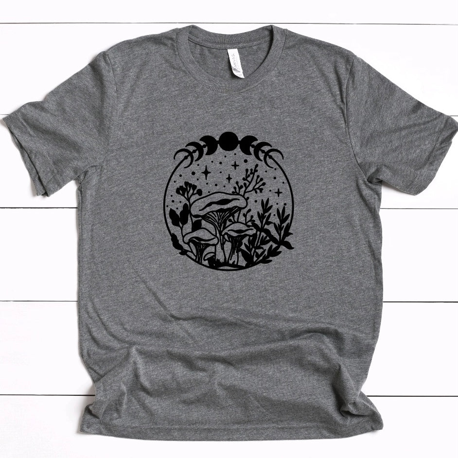 Cottagecore Mushroom Tee Shirt