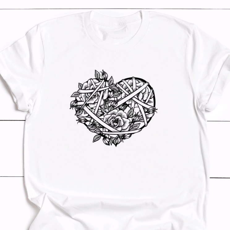 Heart of Roses Tee Shirt