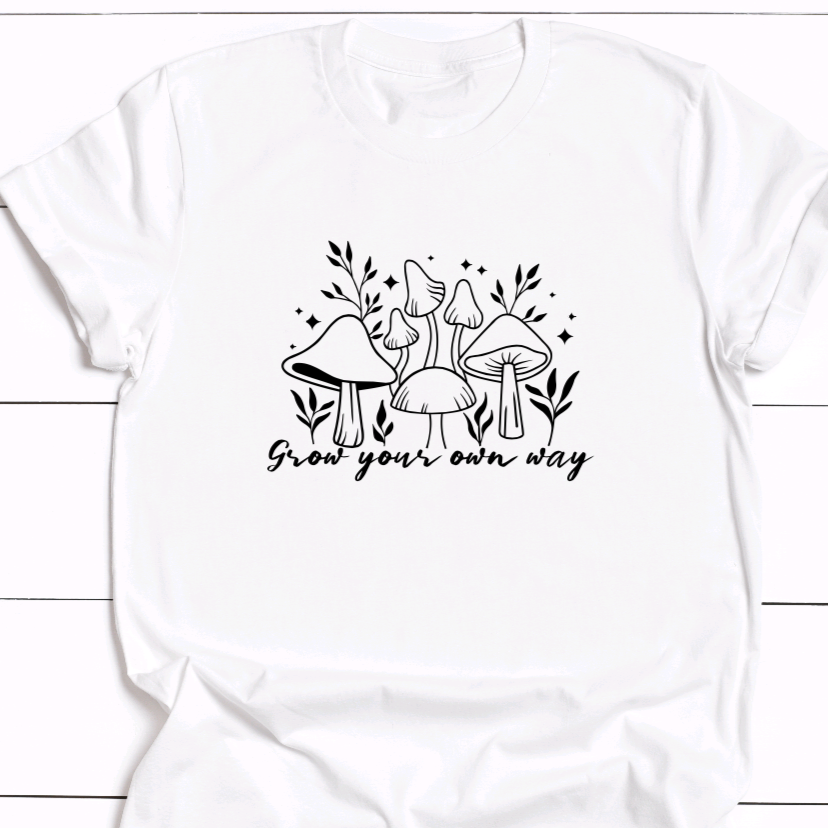 Grow Your Own Way Mushy Tee Shirt