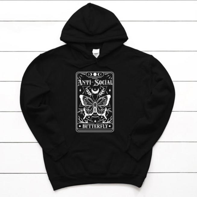 Anti Social Butterfly Hoodie