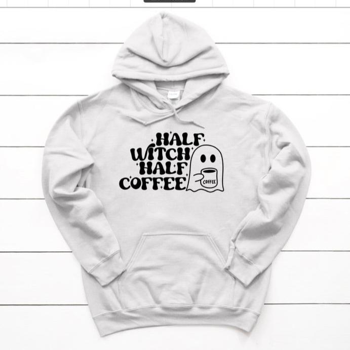 Half witch half coffee Hoodie