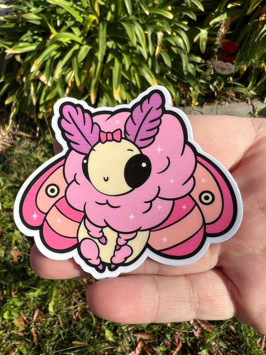 Pretty Little Moth Sticker