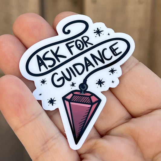 Ask For Guidance Sticker/ Cute Pendulum Sticker