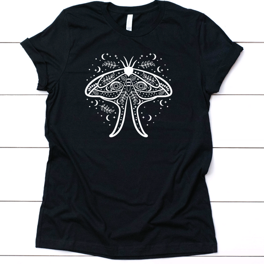 Mystical Lunar Moth Tee Shirt