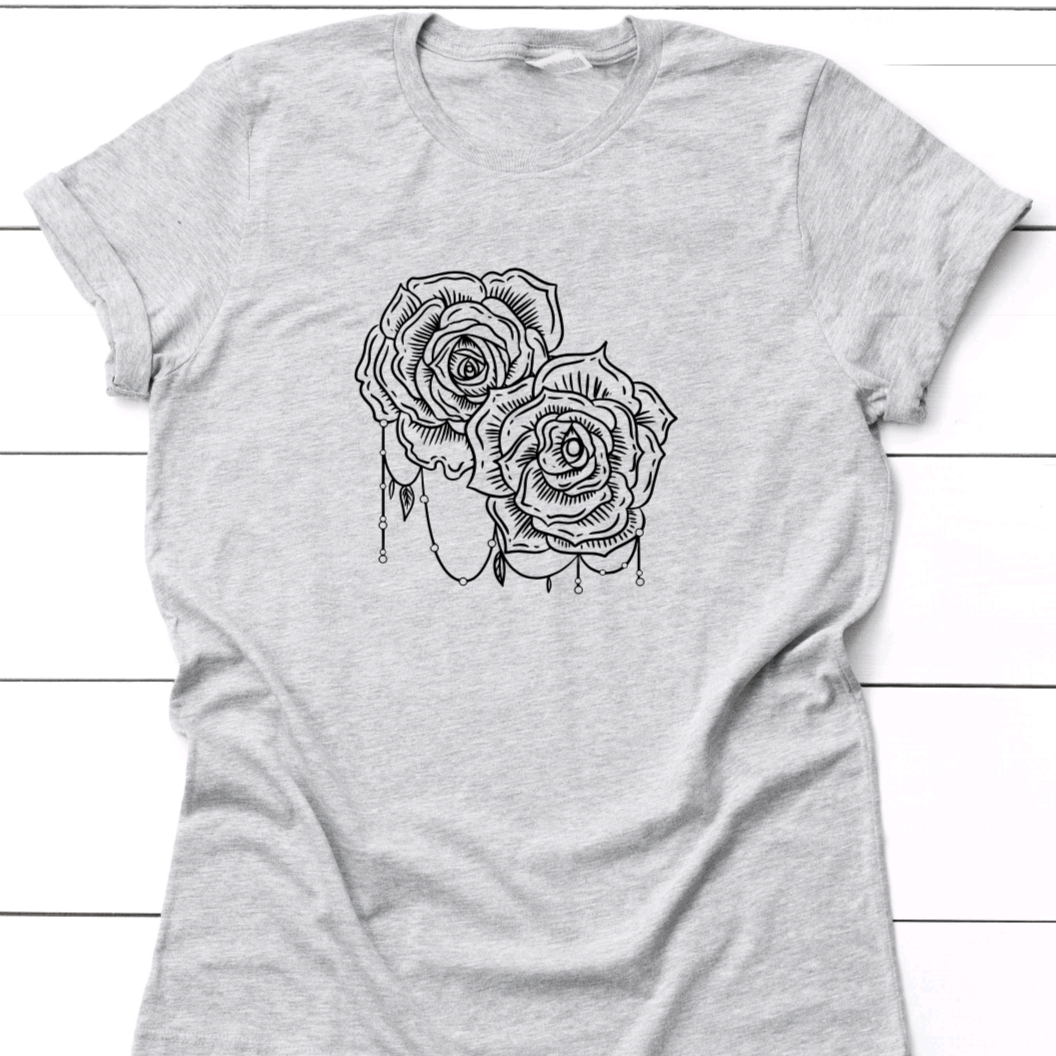 Beaded Roses T-Shirt