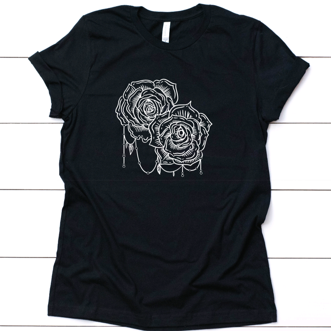 Beaded Roses T-Shirt