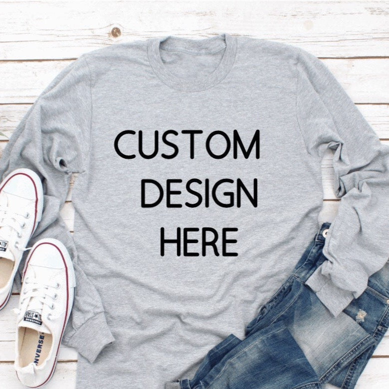 Custom Long Sleeve Tee Shirt